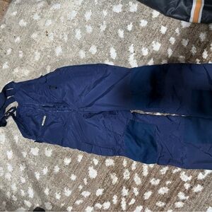 Navy Blue Snow Bib Overalls